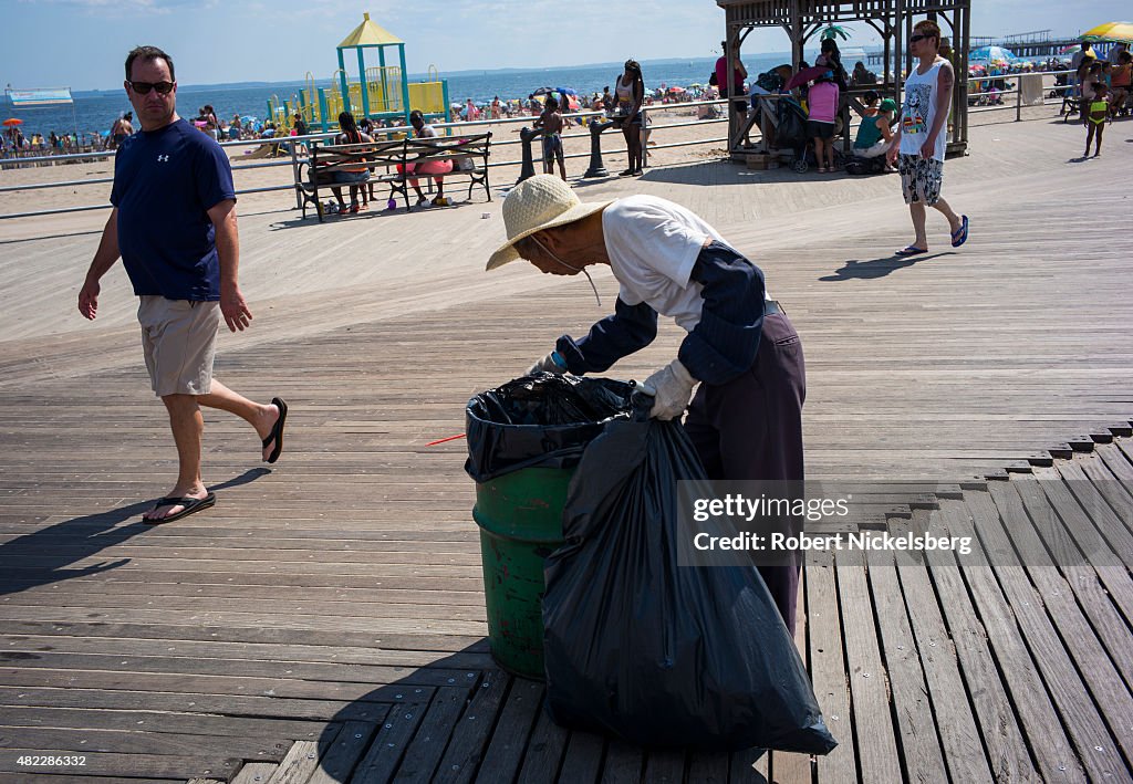 Coney Island Beach And Boardwalk