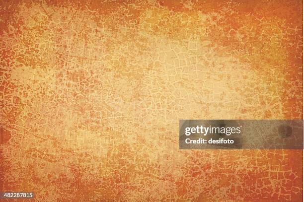 grunge vector background - cracked wall stock illustrations