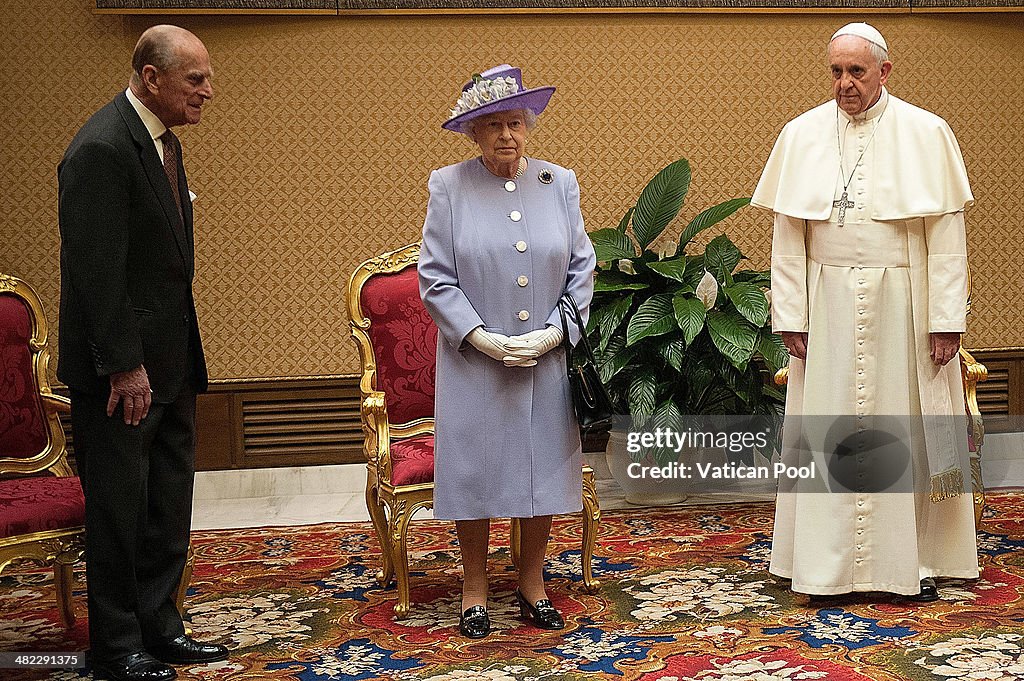 The Queen And Duke Of Edinburgh Visit Rome And The Vatican City