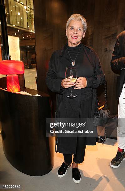 Heidi Kranz during the Emporio Armani & Friends event at the Armani Caffe on July 29, 2015 in Munich, Germany.