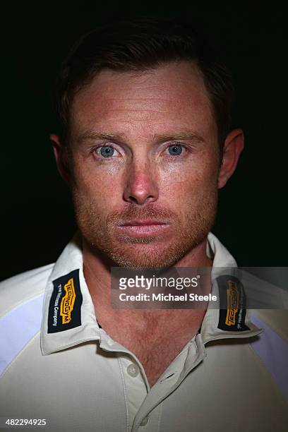 Ian Bell of Warwickshire poses for a portrait during the Warwickshire CCC photocall at Edgbaston on April 3, 2014 in Birmingham, England.
