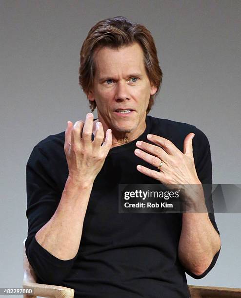 Kevin Bacon attends Meet the Filmmaker: Kevin Bacon, "Cop Car" presented by Apple Store Soho at Apple Store Soho on July 29, 2015 in New York City.