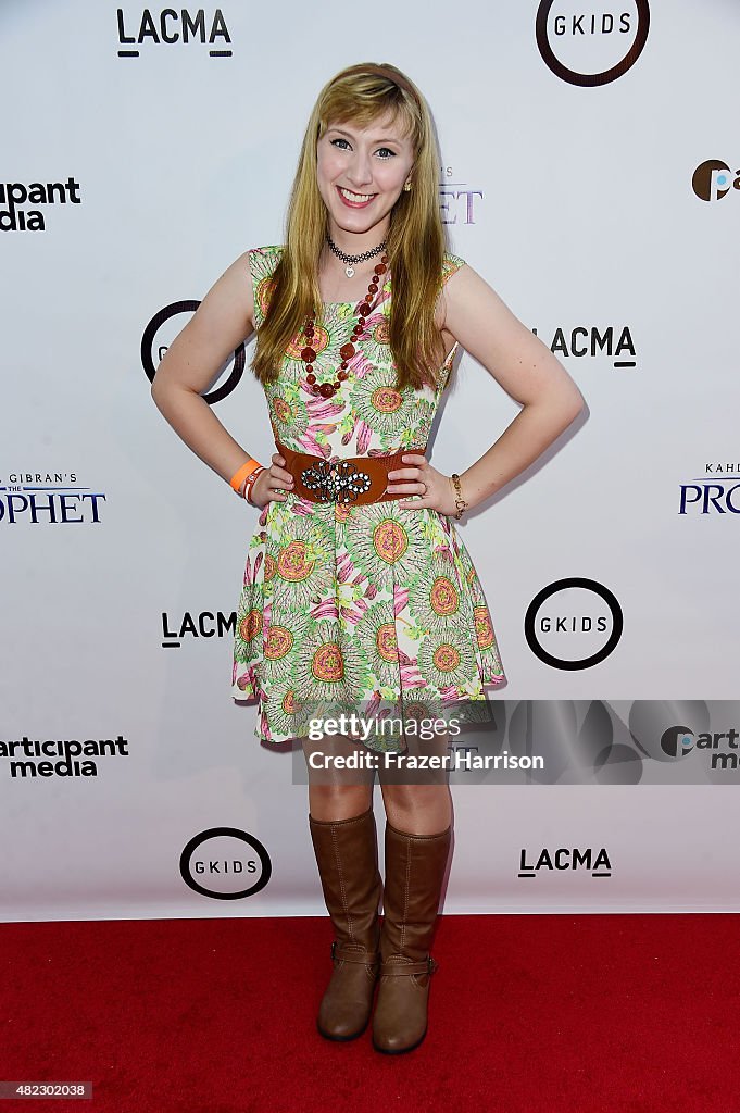 Screening Of GKIDS' "Kahlil Gibran's The Prophet" - Arrivals