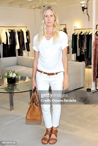 Stylist Jessica de Ruiter attends the opening of the ZIMMERMANN Melrose Place Flagship Store hosted by Nicky and Simone Zimmermann on July 29, 2015...