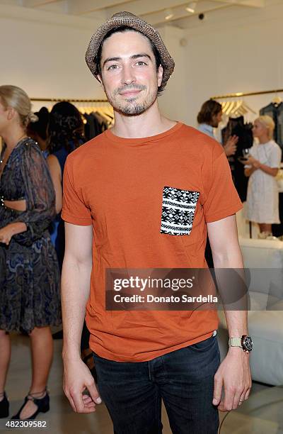 Actor Ben Feldman attends the opening of the ZIMMERMANN Melrose Place Flagship Store hosted by Nicky and Simone Zimmermann on July 29, 2015 in Los...