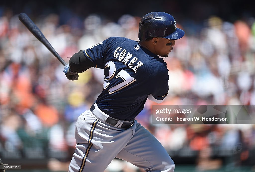 Milwaukee Brewers v San Francisco Giants