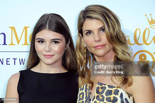 Actress Lori Loughlin and daughter Olivia Jade Giannulli attend the 2015 Summer TCA Tour - Hallmark Channel and Hallmark Movies And Mysteries on July...