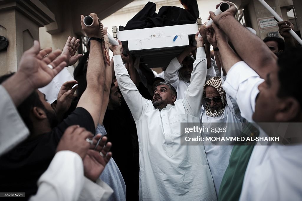 BAHRAIN-POLITICS-UNREST-FUNERAL