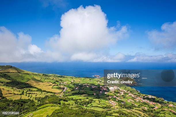 ポンタ ・ デルガダ das フローレス - アゾレス諸島の海岸線 - ponta delgada ストックフォトと画像