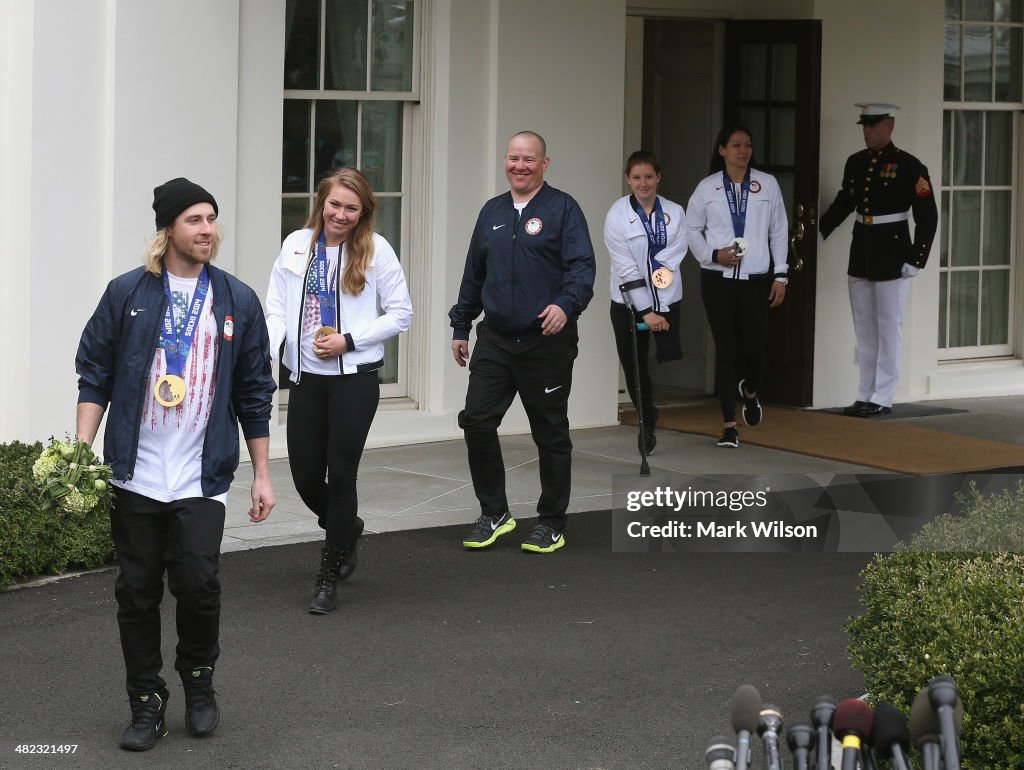 President And Mrs. Obama Welcome Olympians And Paralympians To White House