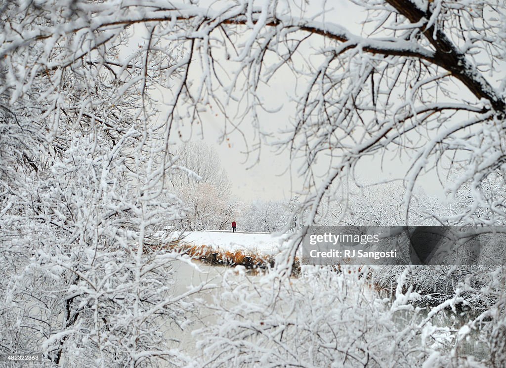 Spring snow storm