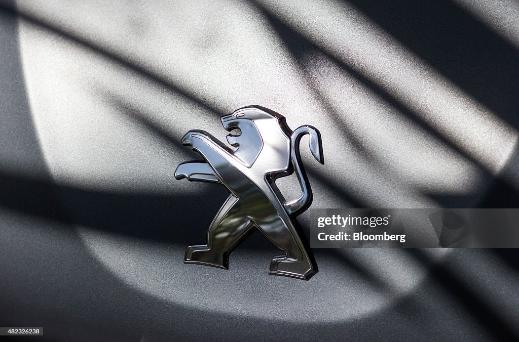 Inside A PSA Peugeot Citroen Showroom As First-Half Sales Grow