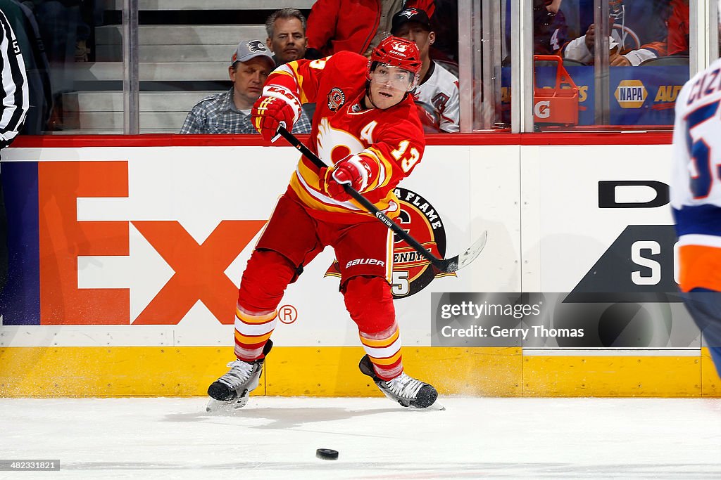 New York Islanders v Calgary Flames