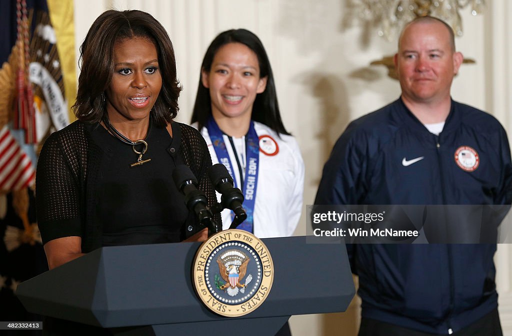 President And Mrs. Obama Welcome Olympians And Paralympians To White House