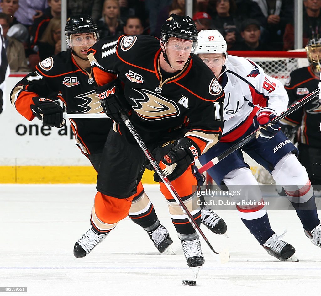 Washington Capitals v Anaheim Ducks