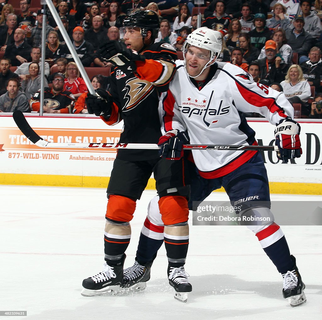 Washington Capitals v Anaheim Ducks