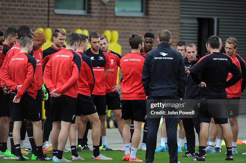 Liverpool FC Training Session