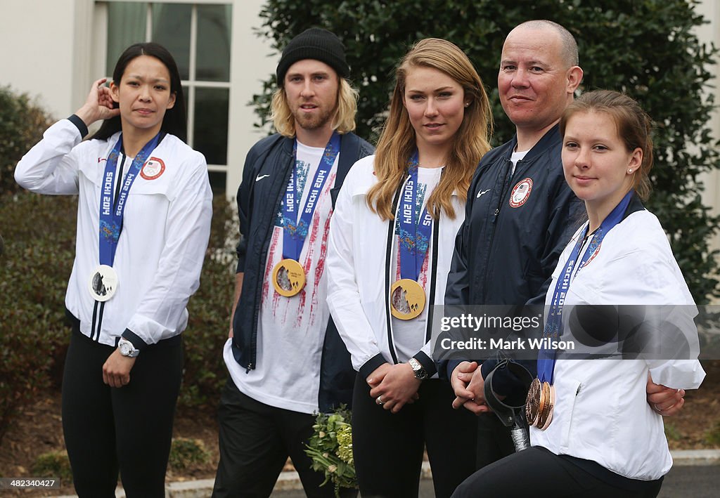 President And Mrs. Obama Welcome Olympians And Paralympians To White House