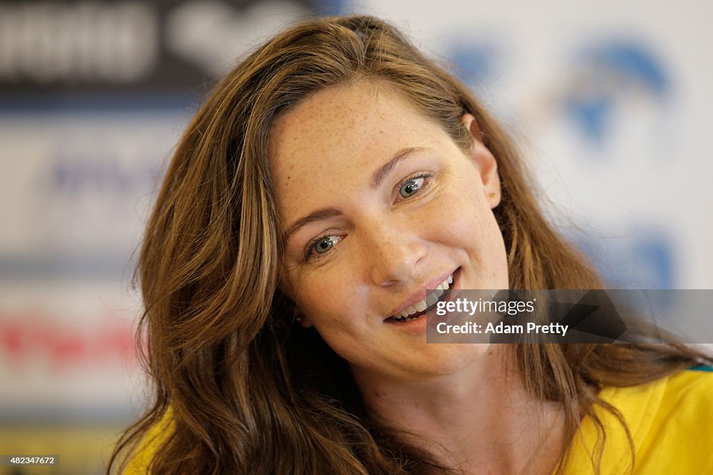 Australian Swim Team Press Conference - 16th FINA World Championships: Day Six