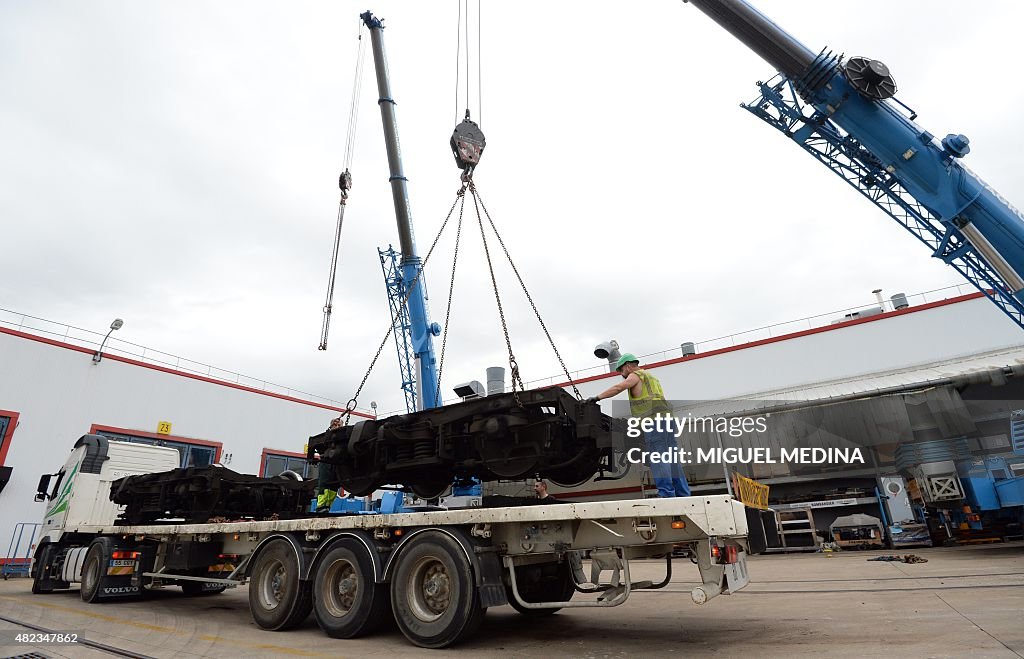 FRANCE-TRANSPORT-RAIL-METAL-WASTE-ASBESTOS-RECYCLING