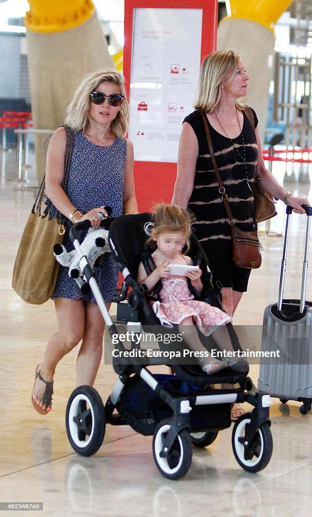 Elsa Pataky Sighting In Madrid - July 07, 2015