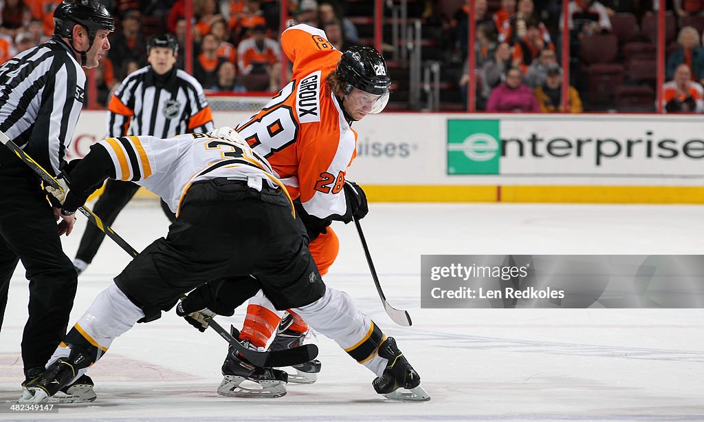 Boston Bruins v Philadelphia Flyers