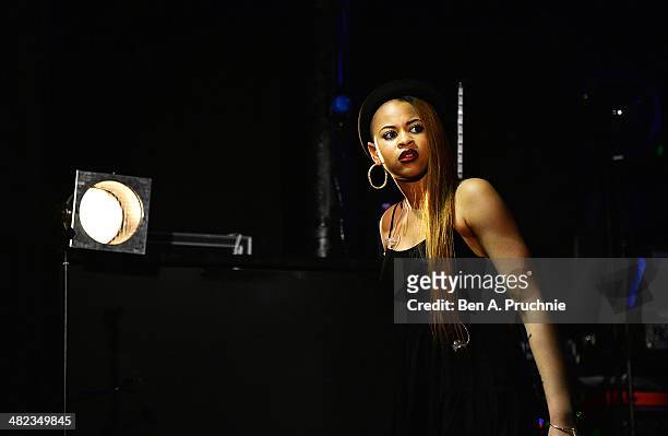 Neon Jungle perform at the Microsoft Wrap Party on day four of Advertising Week Europe held at KOKO on April 3, 2014 in London, England.
