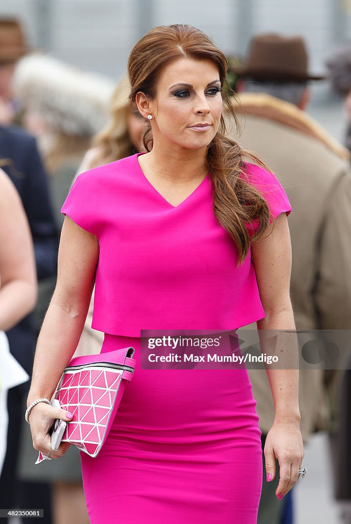 Fashion And Celebrities At Aintree - Day 1