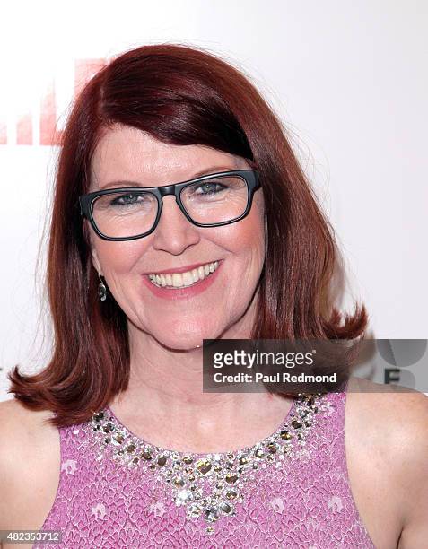 Actress Kate Flannery attends the "I Am Chris Farley" Los Angeles Premiere at Linwood Dunn Theater at the Pickford Center for Motion Study on July...