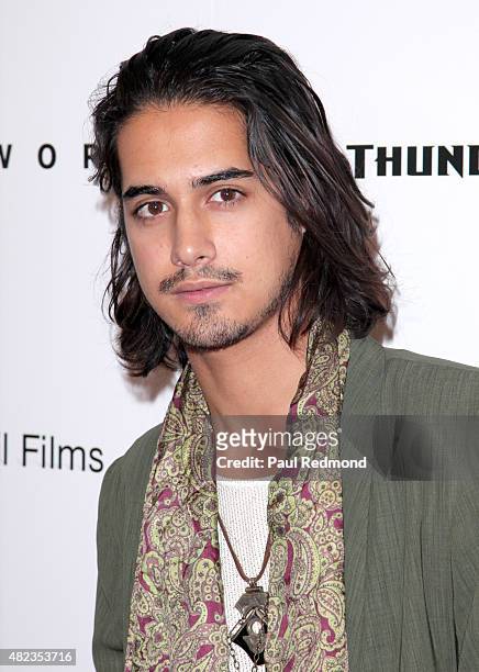 Actor Avan Jogia attends the "I Am Chris Farley" Los Angeles Premiere at Linwood Dunn Theater at the Pickford Center for Motion Study on July 29,...