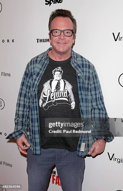 Actor Tom Arnold attends the "I Am Chris Farley" Los Angeles Premiere at Linwood Dunn Theater at the Pickford Center for Motion Study on July 29,...