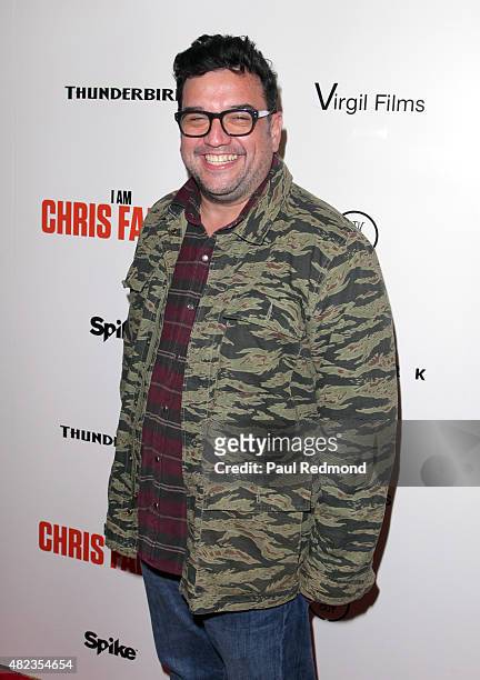 Actor Horatio Sanz attends the "I Am Chris Farley" Los Angeles Premiere at Linwood Dunn Theater at the Pickford Center for Motion Study on July 29,...