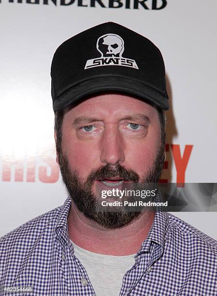 Actor Tom Green attends the "I Am Chris Farley" Los Angeles Premiere at Linwood Dunn Theater at the Pickford Center for Motion Study on July 29, 2015...