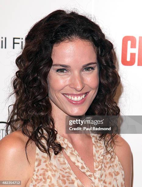 Actress Chantal Cousineau attends the "I Am Chris Farley" Los Angeles Premiere at Linwood Dunn Theater at the Pickford Center for Motion Study on...