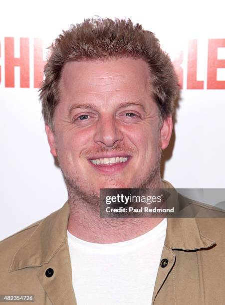 Actor Skyler Stone attends the "I Am Chris Farley" Los Angeles Premiere at Linwood Dunn Theater at the Pickford Center for Motion Study on July 29,...