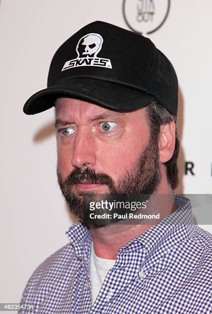 Actor Tom Green attends the "I Am Chris Farley" Los Angeles Premiere at Linwood Dunn Theater at the Pickford Center for Motion Study on July 29, 2015...