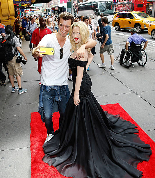 Madame Tussauds New York unveils Scarlett Johansson wax figure at Madame Tussauds on July 30, 2015 in New York City.