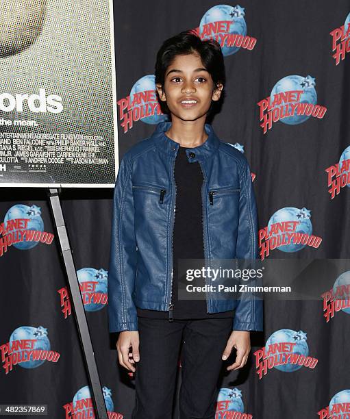 Actoor Rohan Actor Rohan Chand visits Planet Hollywood Times Square on April 3 ...