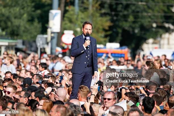 Steven Gaetjen attends the world premiere for the film 'Mission Impossible - Rogue Nation' at Staatsoper on July 23, 2015 in Vienna, Austria.