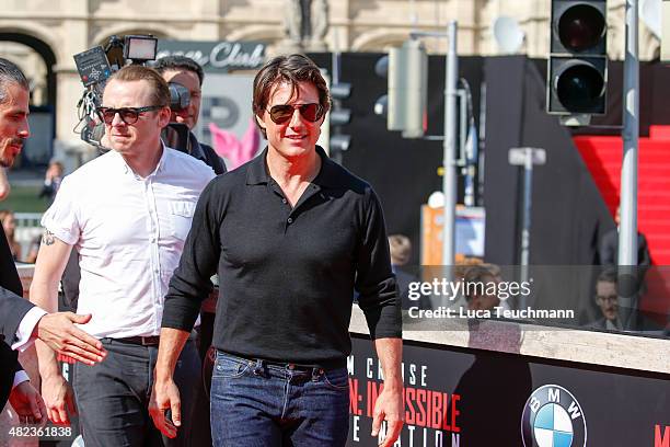 Tom Cruise attends the world premiere for the film 'Mission Impossible - Rogue Nation' at Staatsoper on July 23, 2015 in Vienna, Austria.