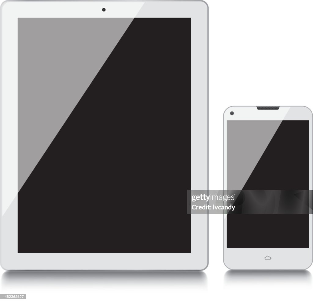 Tablet And Mobile Phone High-Res Vector Graphic - Getty Images