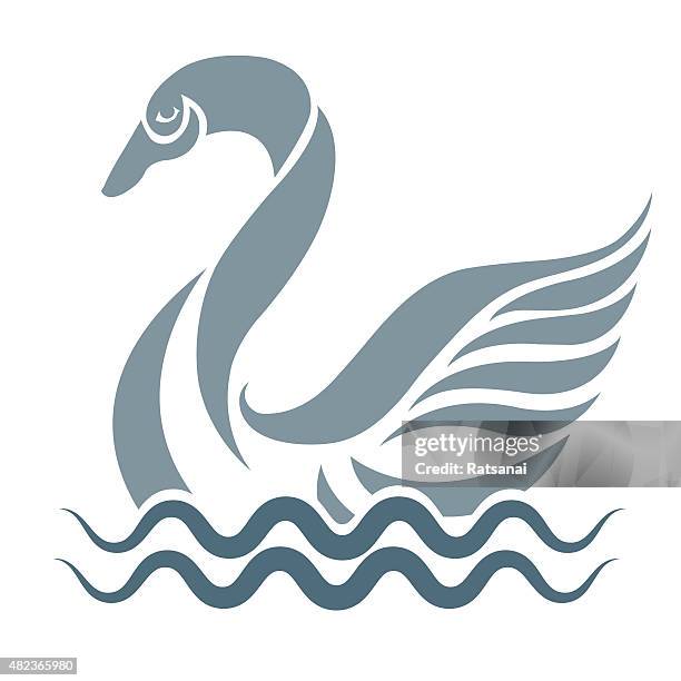 1,403 Swan Silhouette Stock Photos, High-Res Pictures, and Images