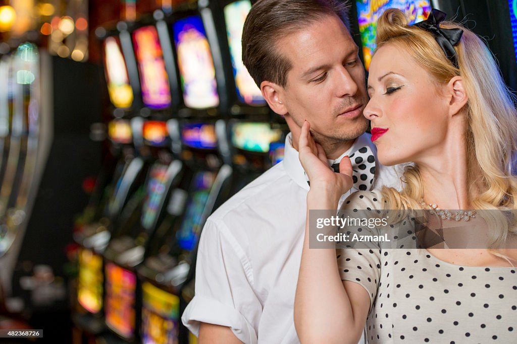 Liebe in einem Casino