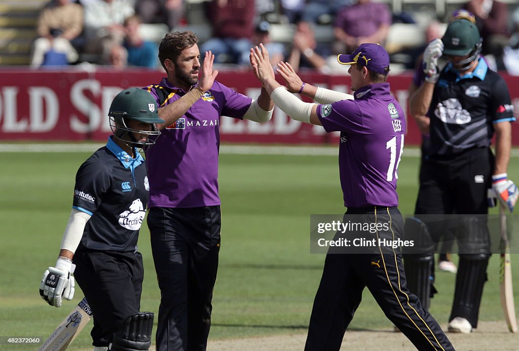 Worcestershire v Yorkshire - Royal London One-Day Cup