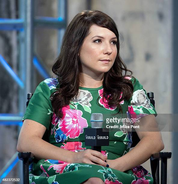 Meridith Valiando Rojas discusses the DigiTour DigiFest at AOL Studios In New York on July 30, 2015 in New York City.