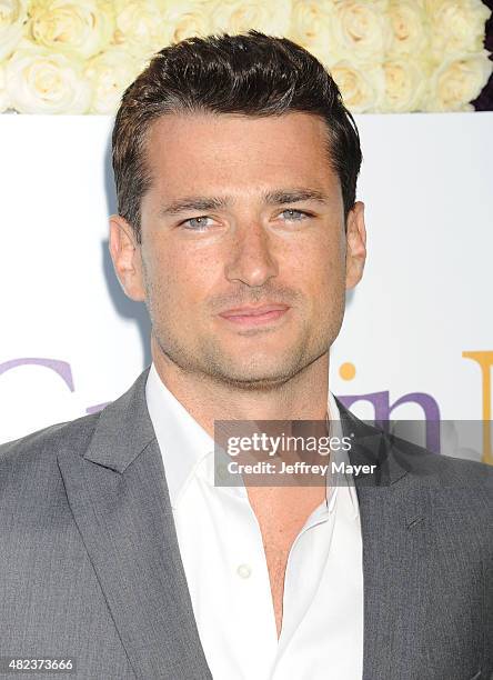 Actor Wes Brown attends the Summer TCA Tour - Hallmark Channel and Hallmark Movies And Mysteries at a private residence on July 29, 2015 in Beverly...