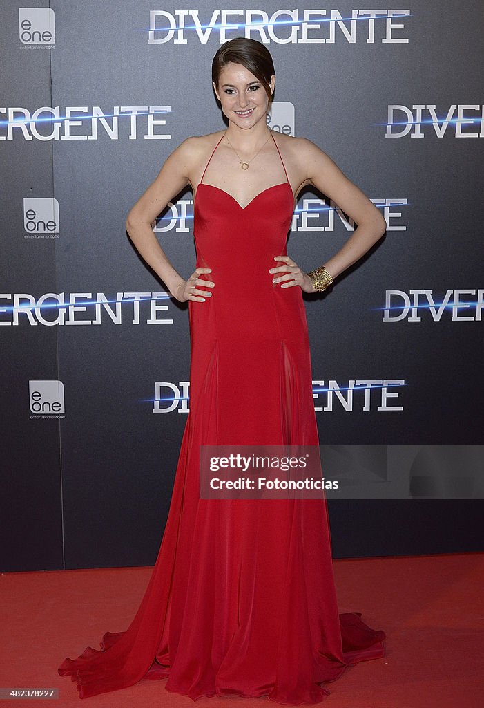 'Divergent' Madrid Premiere