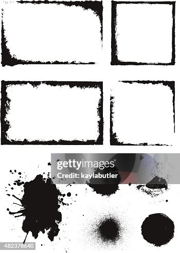 Paint Texture Element Set Paint Texture Element Set