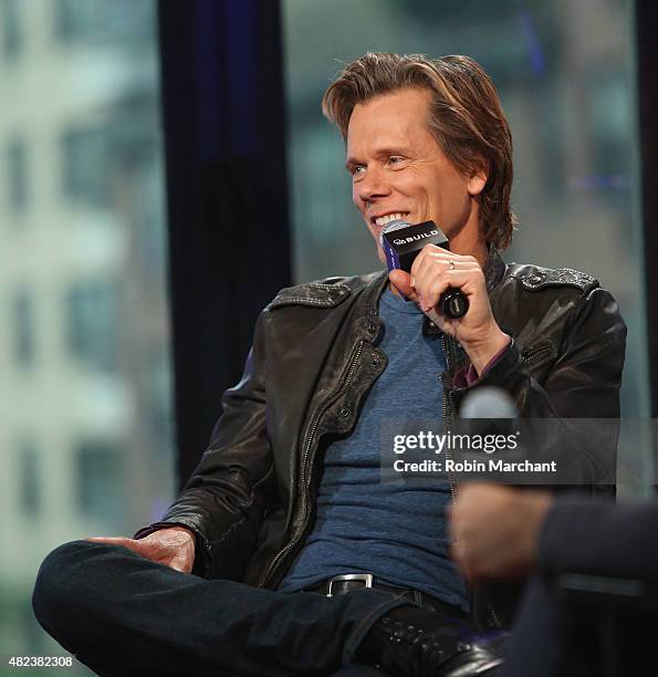 Kevin Bacon attends AOL BUILD Speaker Series Presents: "Cop Car" at AOL Studios In New York on July 30, 2015 in New York City.