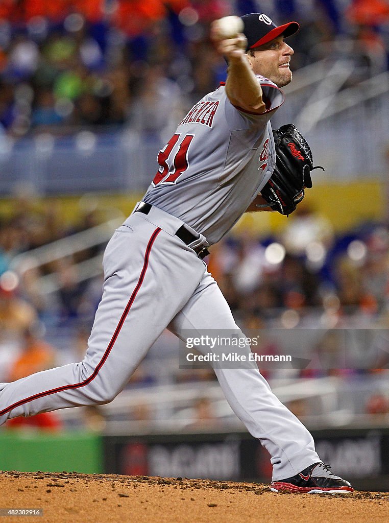 Washington Nationals v Miami Marlins